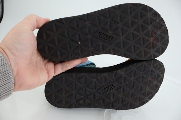 Teva Womens Midform Universal Sandal Size 6 Blue Green Yellow Strappy Ajustable - Picture 9 of 11